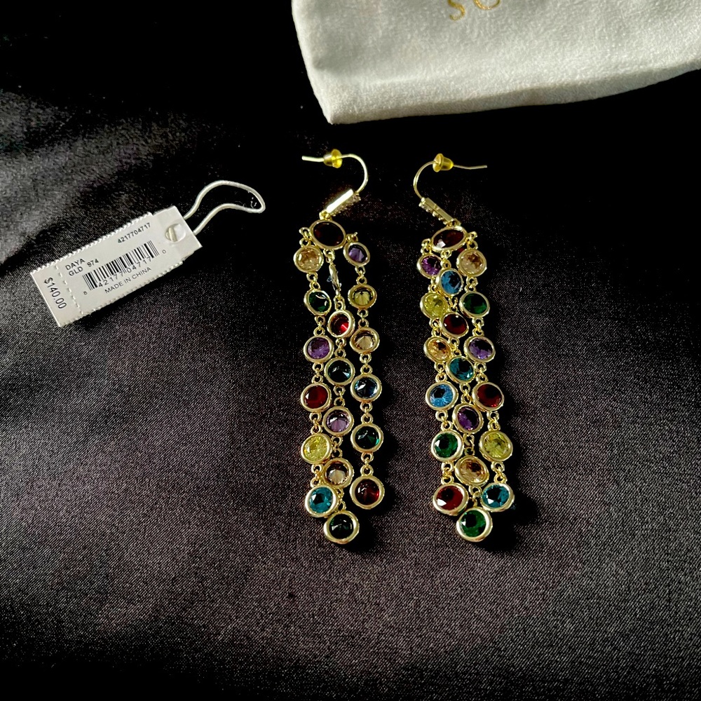 Daya gold Kendra Scott earrings